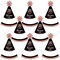 Big Dot of Happiness Rose Gold Happy New Year - Mini Cone 2026 New Year's Eve Resolution Party Hats - Small Little Party Hats - Set of 8